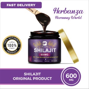 Himalaya Shilajit Harz, Kräuterpaste 60g, Unterstützung für natürliche Energie, Harz auf pflanzlicher Basis, Adapter, Wellnessprodukt, Bioharzextrakt
