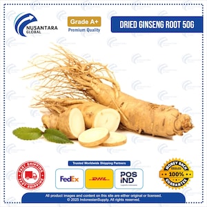 Dried Ginseng Root, Premium Ginseng Whole, Natural Herbal Ginseng, Dried Asian Ginseng, Pure Ginseng Root, Herbal Tea Ingredient