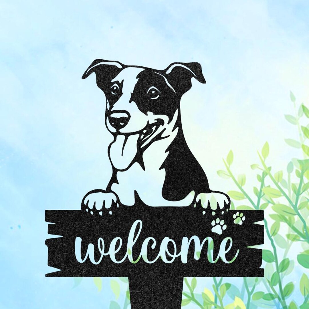 Personalized Jack Russell Memorial Sign, Custom Metal Dog Garden Decor ...