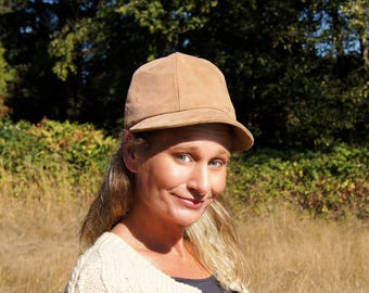 70's Tan Suede Scully  Hat