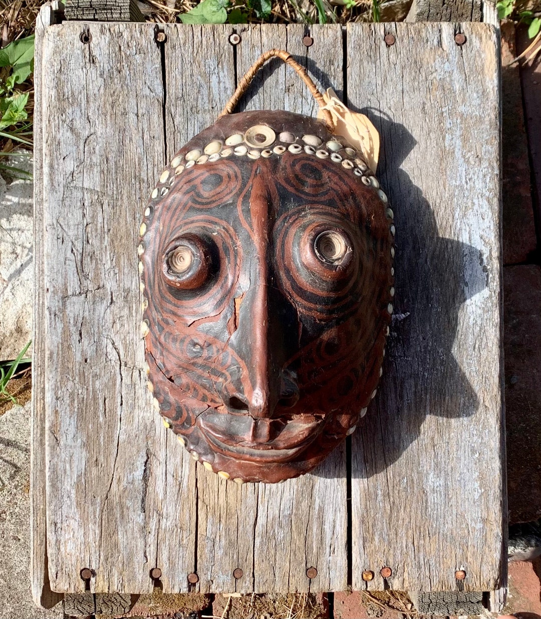 パプアニューギニア カメの甲羅 セピック川 コロガ村 マスク - Etsy 日本