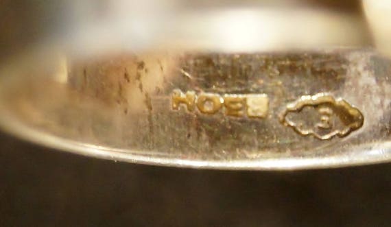 Modernist Silver Flower Ring - image 8