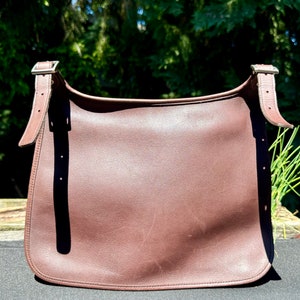 Coach Zip Hippie Flap Large Crossbody Bag Brown