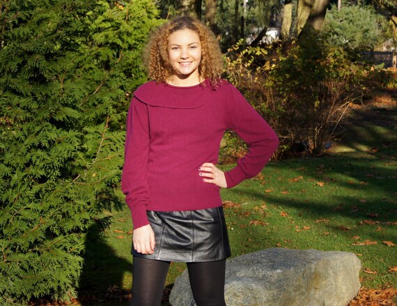 Christian Dior Purple Wool Sweater - Etsy