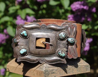 Early 1900's Native American Concho Belt Cowboy