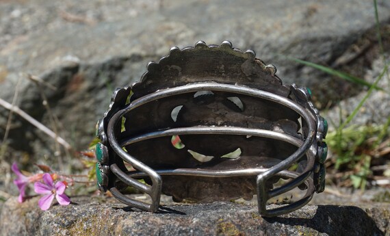 RARE Native American Old Pawn Dry Creek Turquoise Cuff