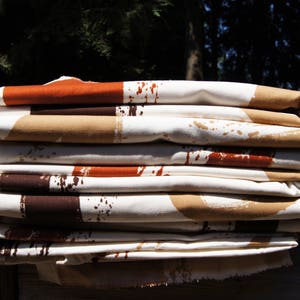 Mod Mid Century Screen Print Fabric Yardage