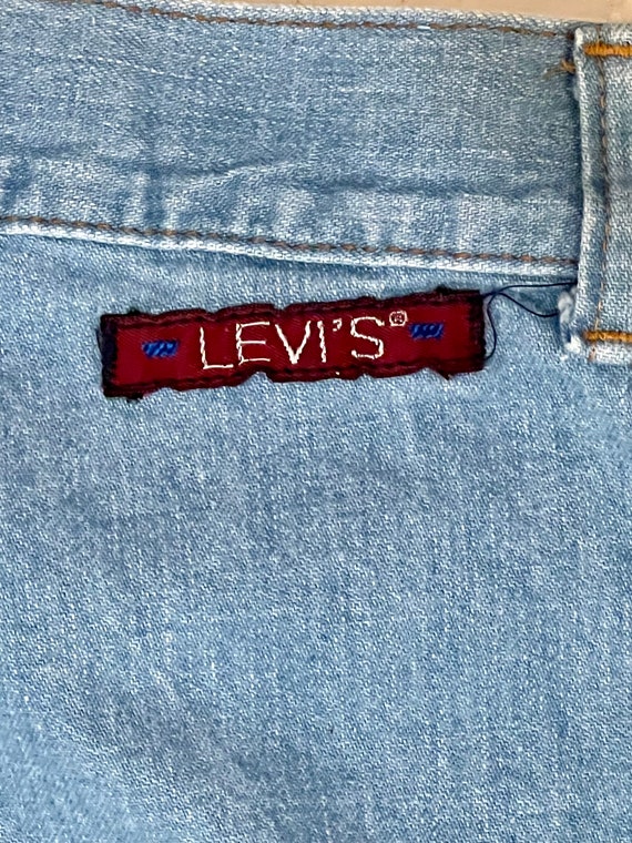 70's Levi's High Waist Boots Cut Denim Jeans - image 7