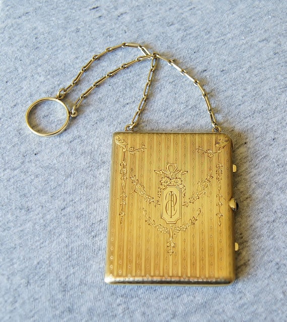 Tiffany & Company Victorian 14K Gold Compact Chat… - image 8