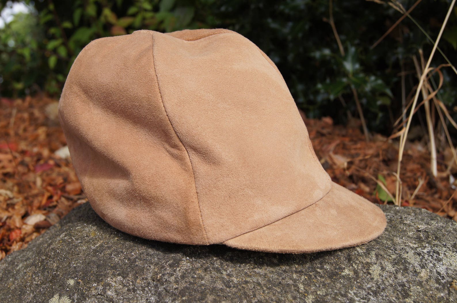 70's Tan Suede Scully Hat Etsy