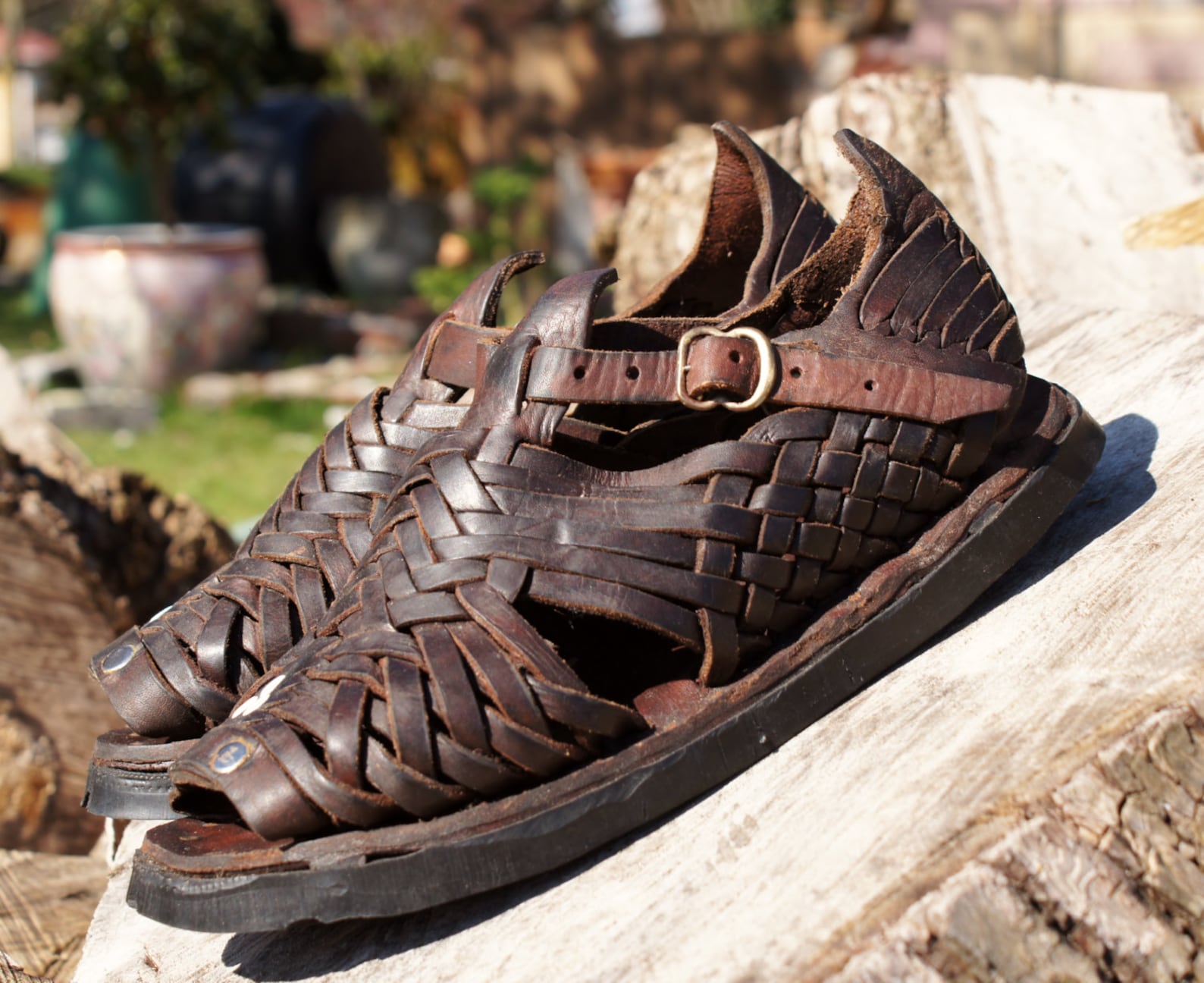 mexican leather huaraches