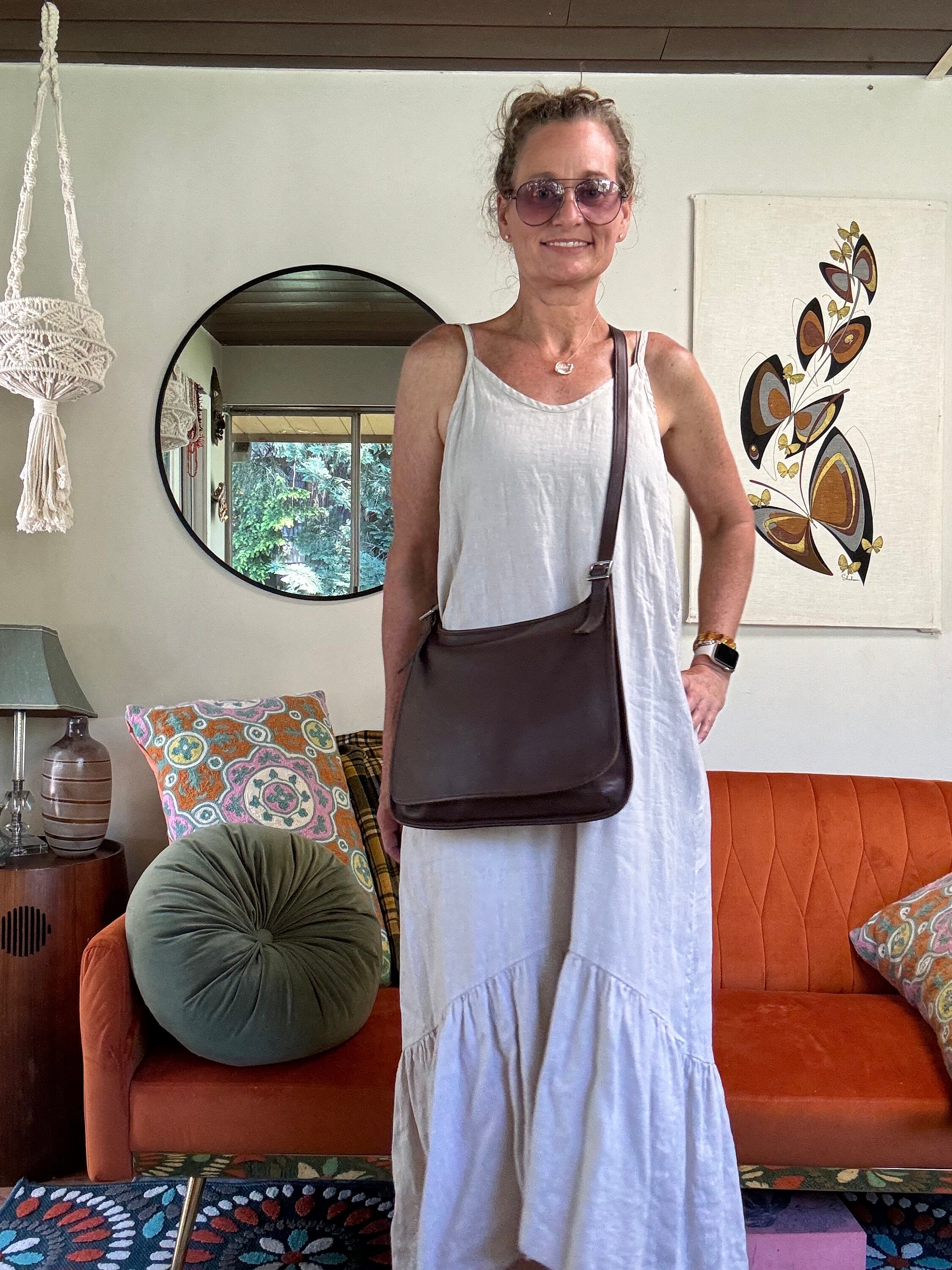 Coach Zip Hippie Flap Large Crossbody Bag Brown - Etsy