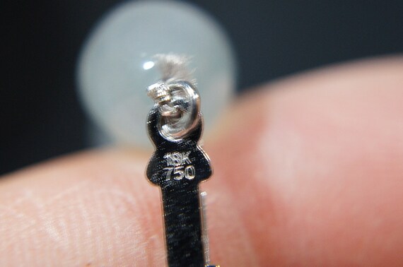 Translucent Blue Gray Natural Jadeite Jade Neckla… - image 8