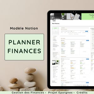 プランナー ファイナンス Notion (フランス語) | 自動予算ダッシュボード | シンプルな経費、貯蓄、負債管理