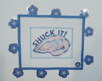 Shuck it! Oyster Needlepoint Canvas