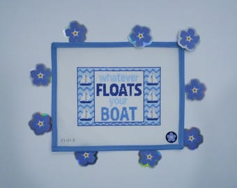 Whatever Floats Your Boat Needlepoint Canvas