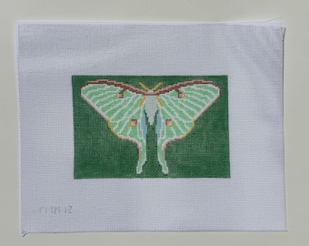 Luna Moth Needlepoint Canvas