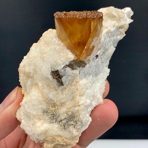 Topaz with Cleavelandite,Quartz, Wonderful Topaz Gemmy Transparent Crystal on Matrix Beautiful Natural Specimen from Pakistan. 325 Grams