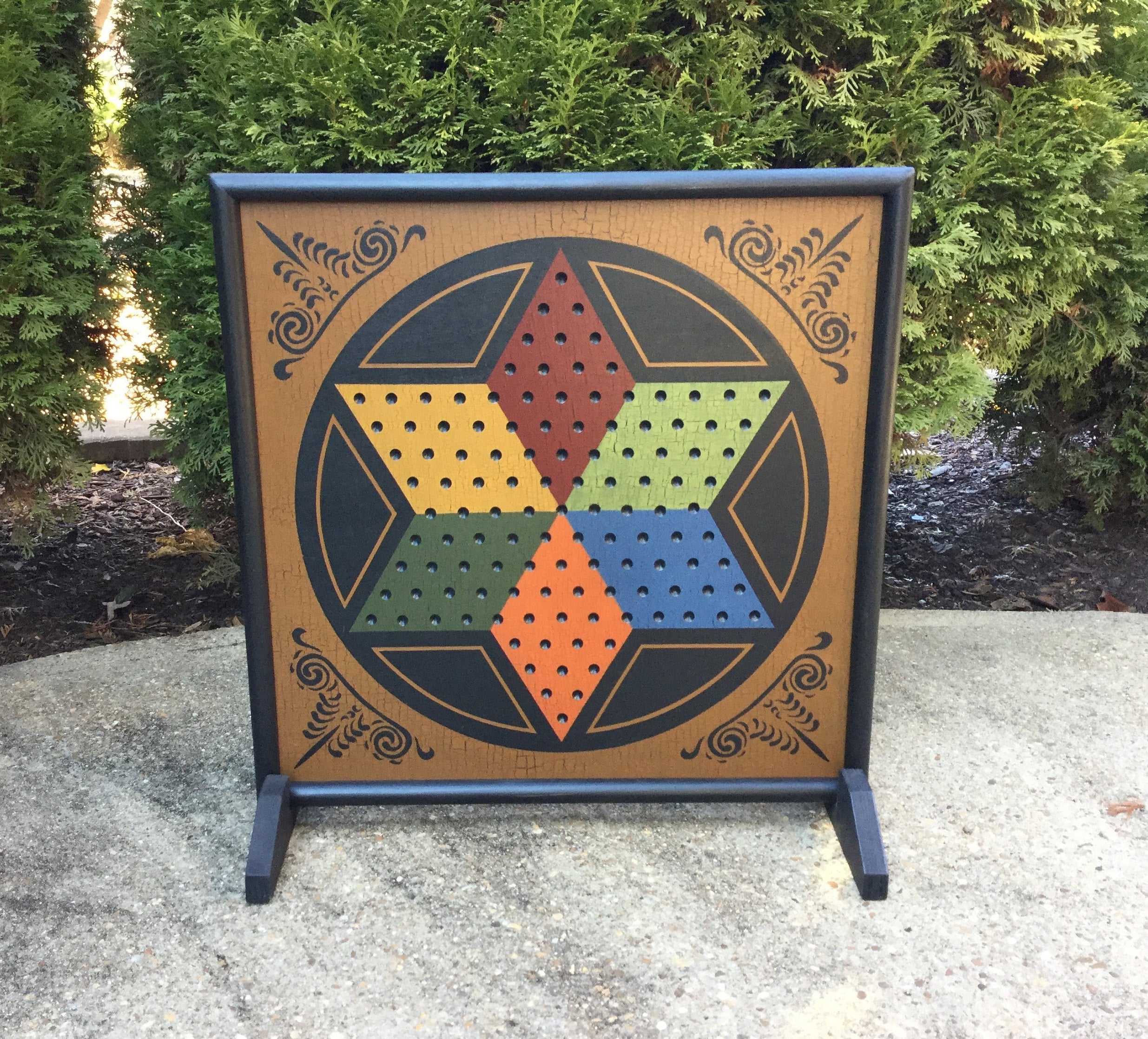 how to play chinese checkers hand game