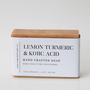 Lemon Turmeric & Kojic Acid Soap Bar