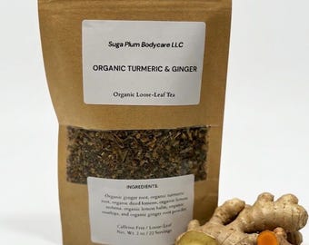 Turmeric Ginger Tea | Loose-Leaf Herbal blend