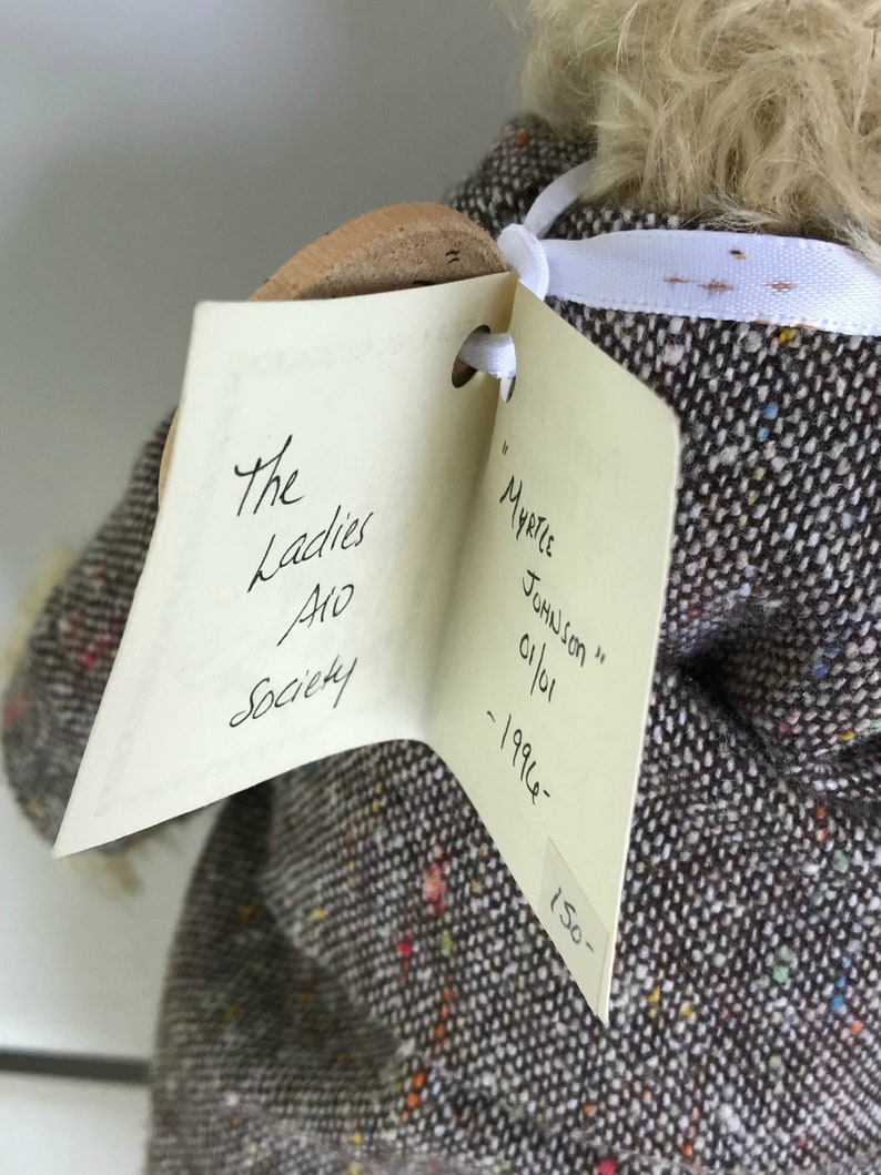 Myrtle Ladies Aid Mohair Bear