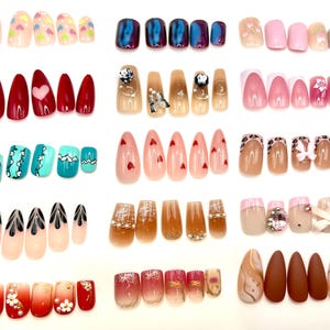 Random Mystery Pick Press on Nails! Press on Nails, Fashion Nails, Fake Nails