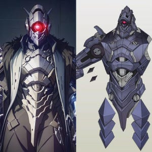 Svarog Cosplay Foam Armor Template | Pepakura PDO File for EVA Crafting | Honkai Star Rail