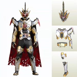 Kamen Rider Solomon Armor Cosplay Template | Almighty Power PDO File for EVA Foam Crafting | Pepakura Foam Suit | Digital Download