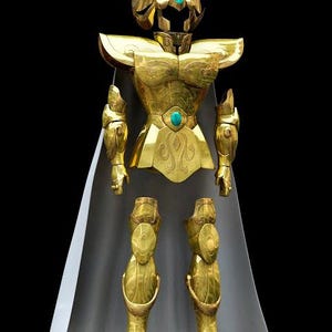 Leo Gold Cloth Armor Template | Aiolia Saint Seiya Cosplay | EVA Foam PDO Pepakura File | Golden Saint Armor | Digital Download