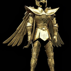 Pegasus Gold Cloth Armor Template | Saint Seiya Cosplay EVA Foam PDO File | Seiya Wearable Pepakura Armor | Digital Download