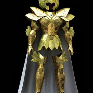 Pisces Gold Cloth Armor Template: Saint Seiya Cosplay (Digital Download)