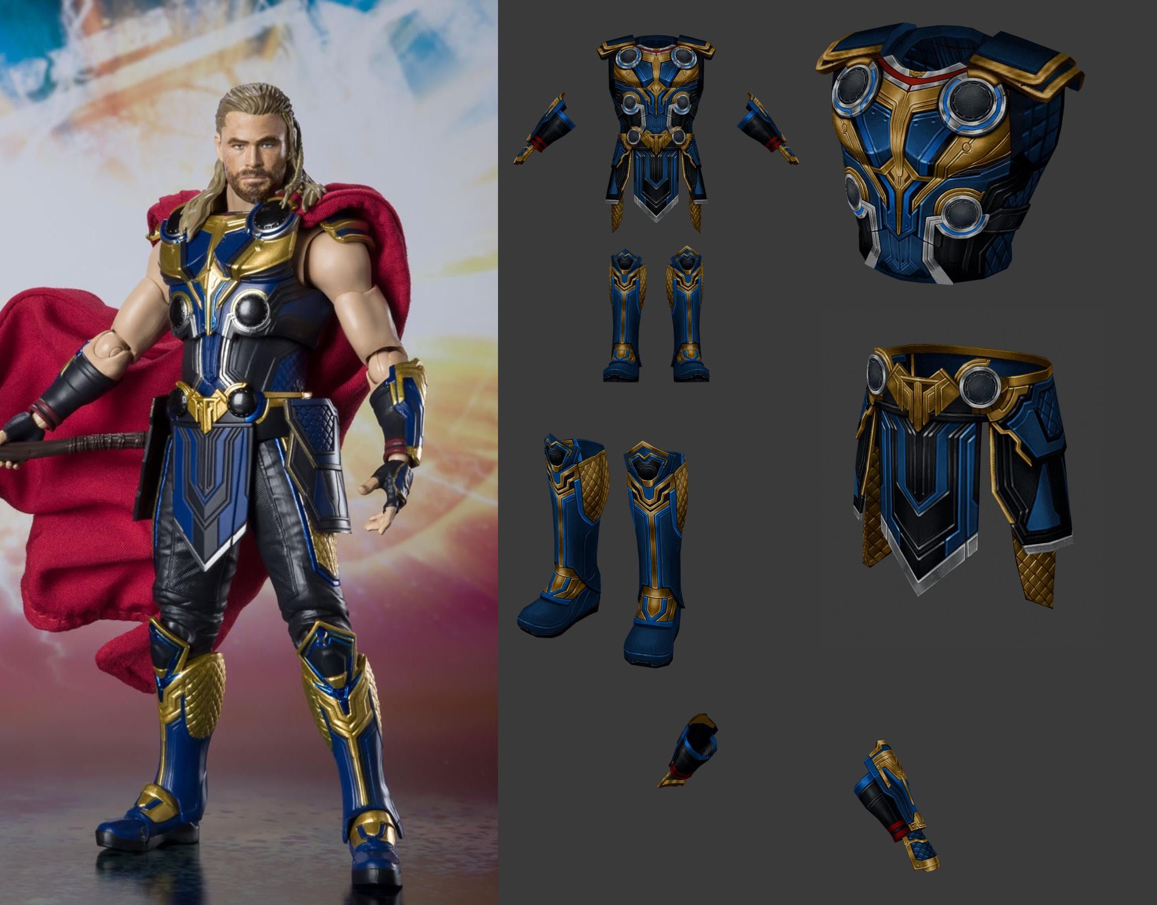 Mighty Thor Costume Carnevale Thor Adulto Costume Di Thor Italia
