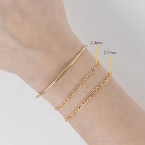 Gold Filled Figaro Chain, 2.3mm & 2.9mm Chain Options for Custom Jewelry, DIY Bracelet Chain, Dainty Jewelry, Handmade Jewelry Gift for Her