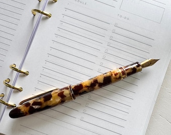 Printed Undated Daily Planner Pages | A5 6-Ring Inserts | One Day Per Two-Sided Page | Planner + Notes | 30 Printed Pages