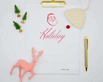 Printable: Christmas Holiday Planner by Potter + Butler