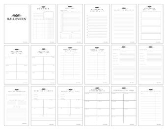 Printable Halloween Planner