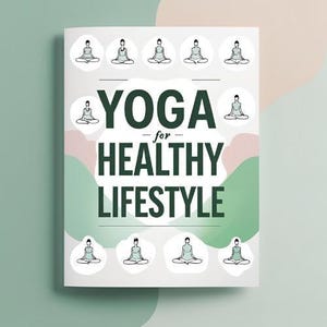 Yoga for Healthy Lifestyle – Illustrated Guide for Beginners | Daily Yoga Poses Chart | Printable Wellness Planner PDF