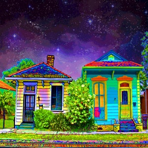 Sister Shotguns Nola houses Photographic Art New Orleans Photography