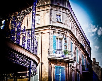 Where for Art There? NOLA Royal St. Balcony,  New Orleans Photography, French Quarter, Architecture Photography, Travel Photography, Urban