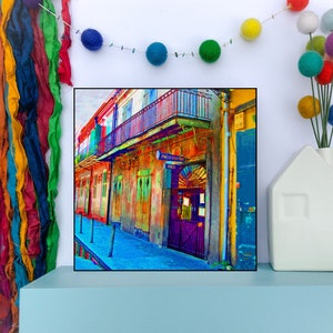Preservation Hall- French Quarter New Orleans Photographic Art- Jazz Hall- Travel Photo- NOLA photography- Historical Photo