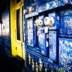 Frenchman St. is Electric~ New Orleans street art, NOLA Photography, Travel Photography, Urban Photo, Marigny, French Quarter Photography