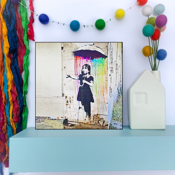 BBOVOBB Banksy Canvas Wall Art Street Graffiti Stampe Dipinto - Foto 7