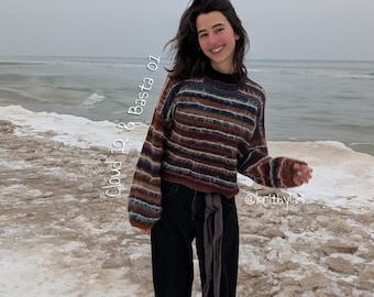 Emma Sweater Knitting Pattern (German)