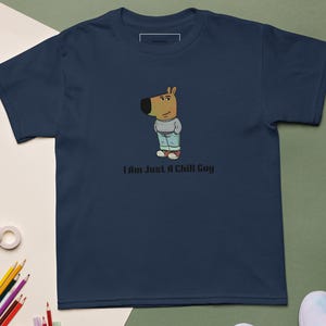 Chill Guy Kids T-Shirt | Cool Graphic Tee for Boys | Funny Toddler Shirt | Trendy Youth T-Shirt | Casual Summer Outfit for Kids | Unisex Tee