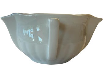 Vintage PILLIVUYT France Porzellan Fetttrenner Sauciere Sauciere 2 Ausgießer