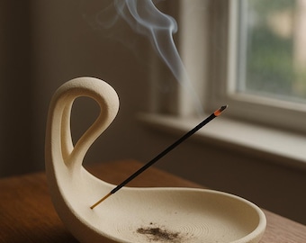 Swan Shaped Incense Holder | 3D Print 3MF File |