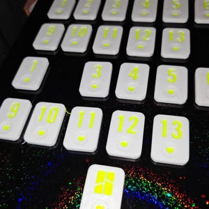 3D Printable Okey / Rummikub Game Set – Full Tiles, Racks & Dice – STL ...
