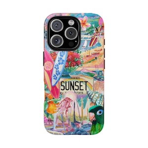 Hawaii Sunset Tough Phone Case