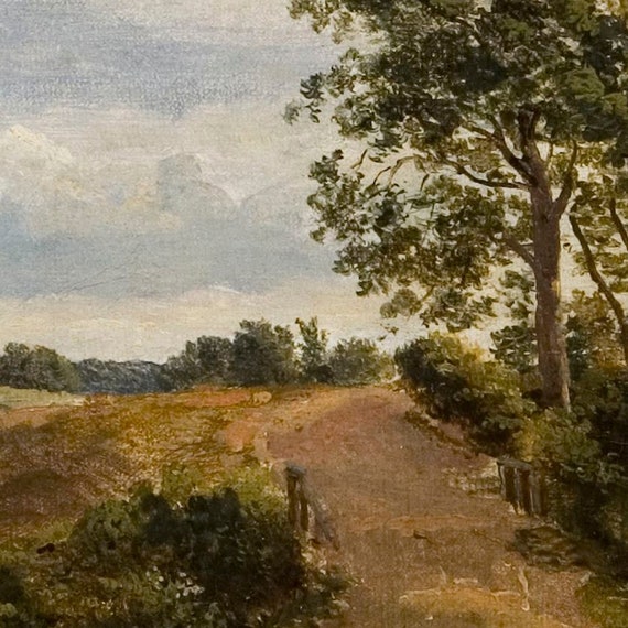 Landscape Print Vintage Art Antique Landscape Oil Painting - Etsy